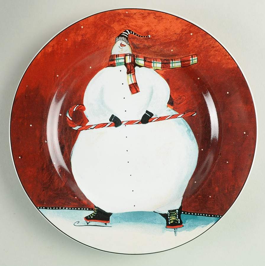 Breaking the Ice Salad Plate by Sakura-1