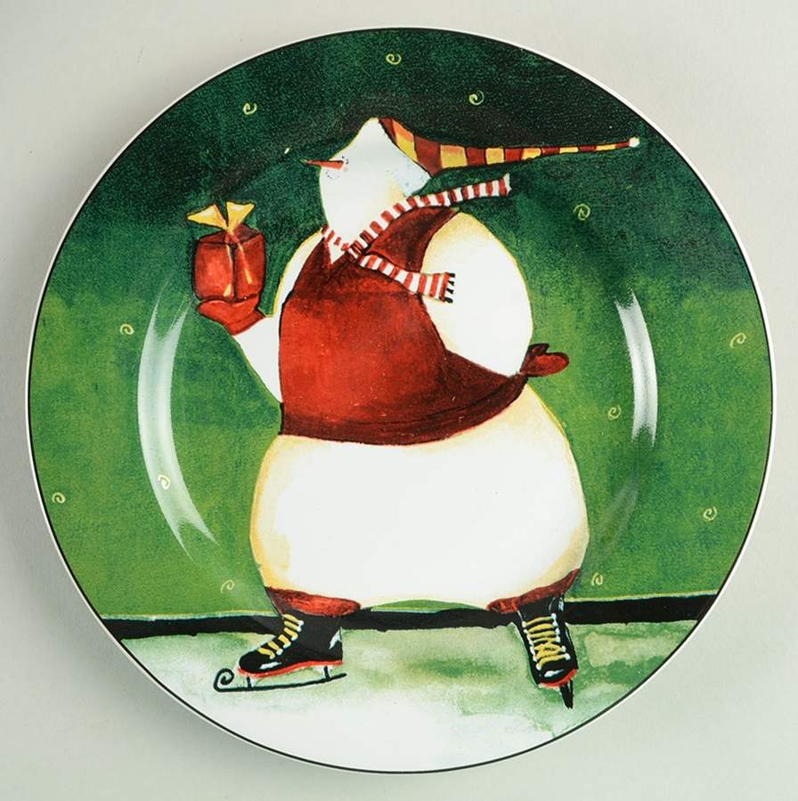 Breaking the Ice Salad Plate by Sakura-1