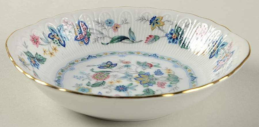Garden of India (Scalloped) Bowl for (3 Piece) Party Serving/Chip & Dip Set by Sadek-1