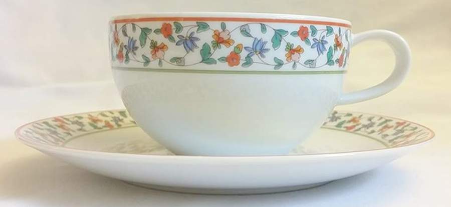 Petite Fleur Flat Cup & Saucer Set by Studio Nova-1