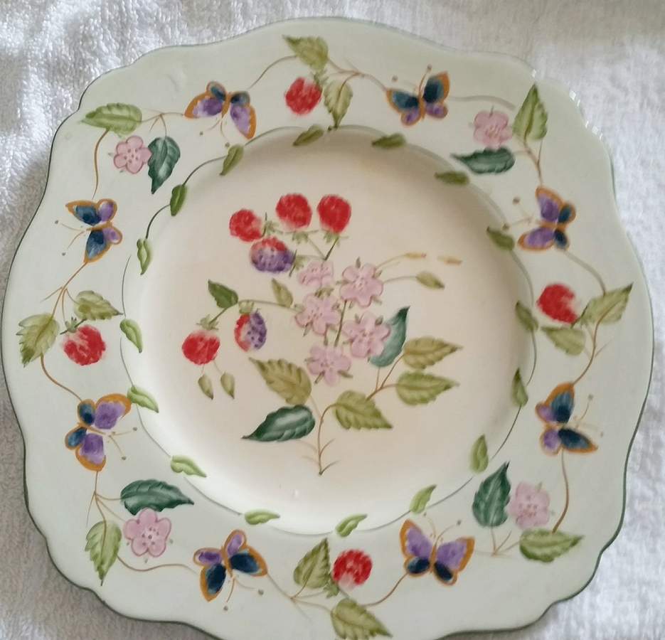 English Meadow Square Salad Plate by Sadek-1