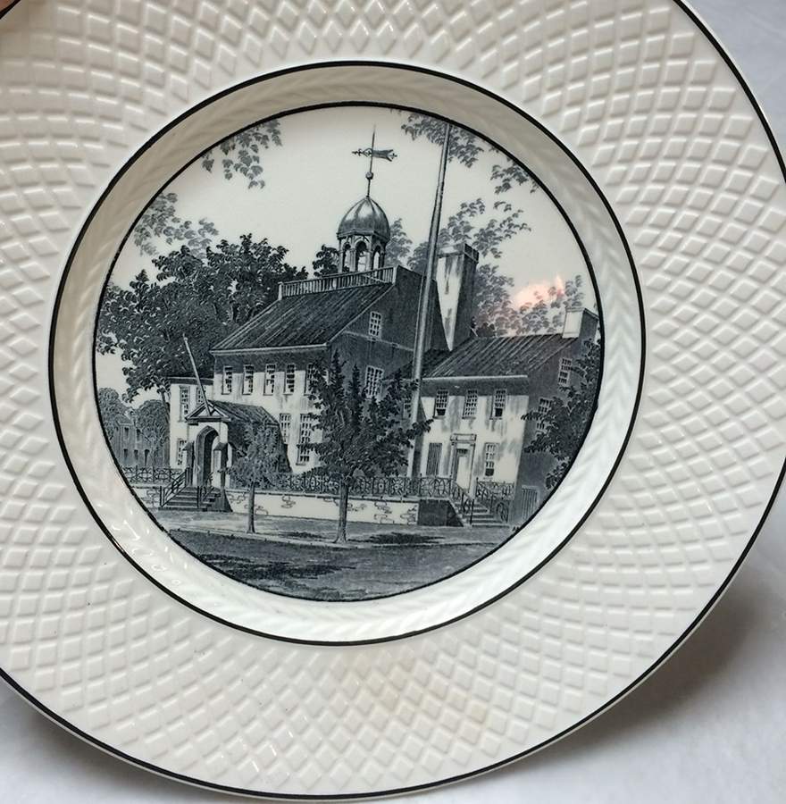 Delaware Tercentenary Celebration Dinner Plate by Spode-1