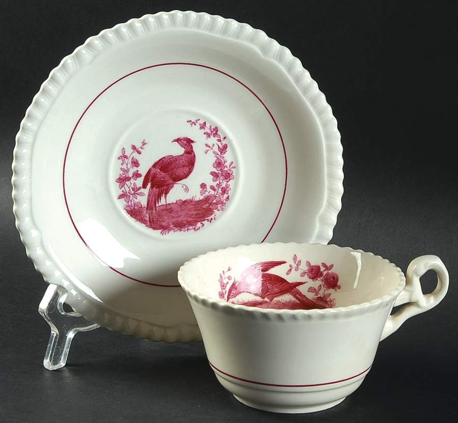 2-7832 Footed Cup & Saucer Set by Spode-1