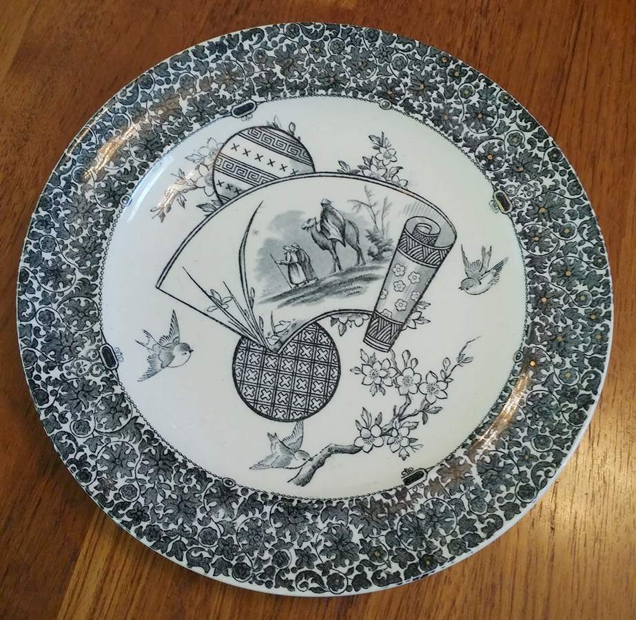 Cairo Black Dinner Plate by Spode-1