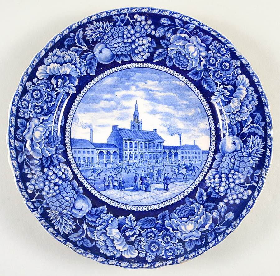 Independence Hall Philadelphia Dinner Plate by Staffordshire-1