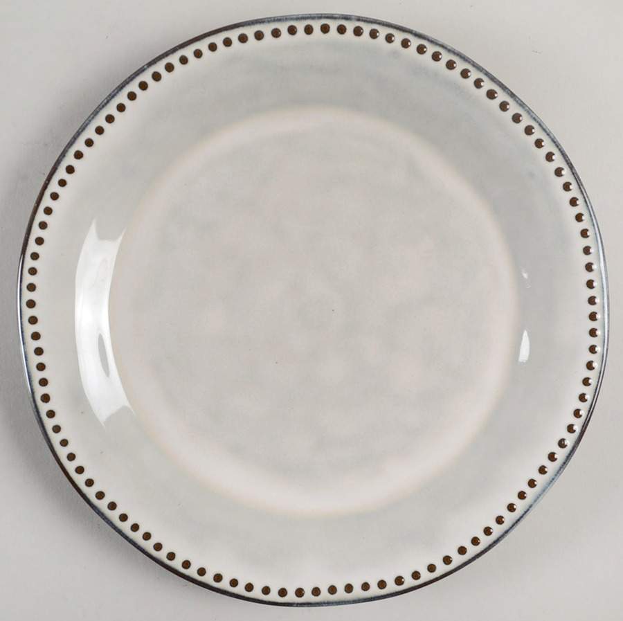 Cyprus White Salad Plate by Sango-1