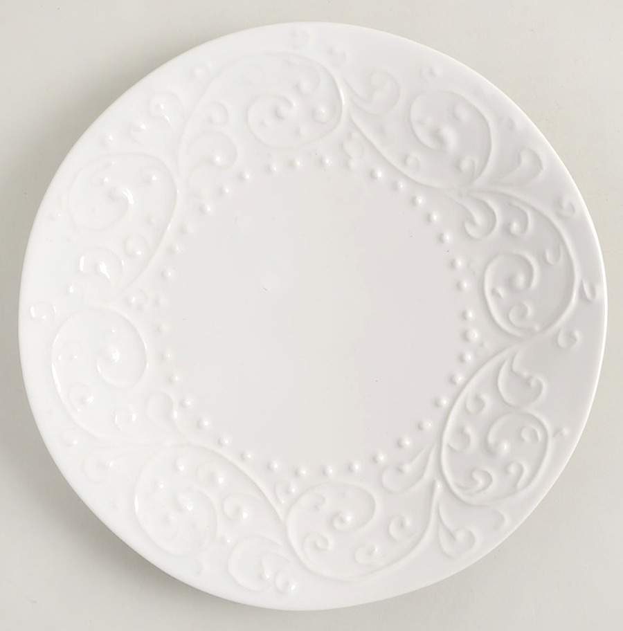 SWZ2 White Salad Plate by Sweet Ceramics (La Ceramica d'Italia)-1