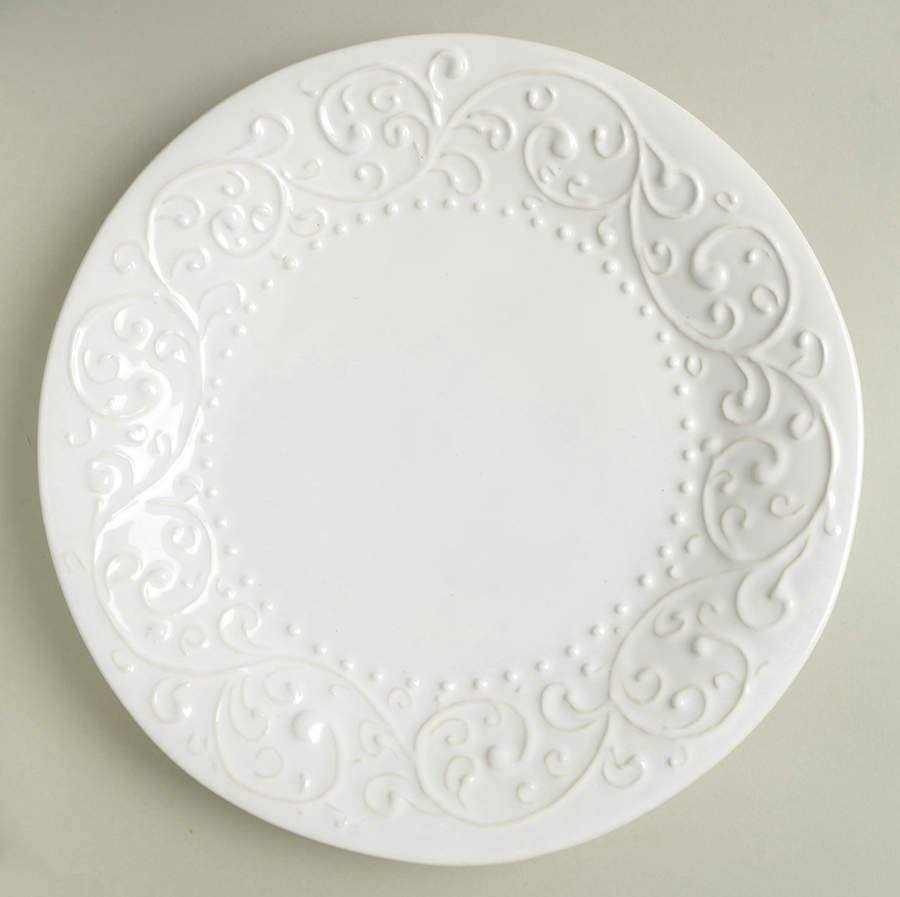 SWZ2 White Dinner Plate by Sweet Ceramics (La Ceramica d'Italia)-1