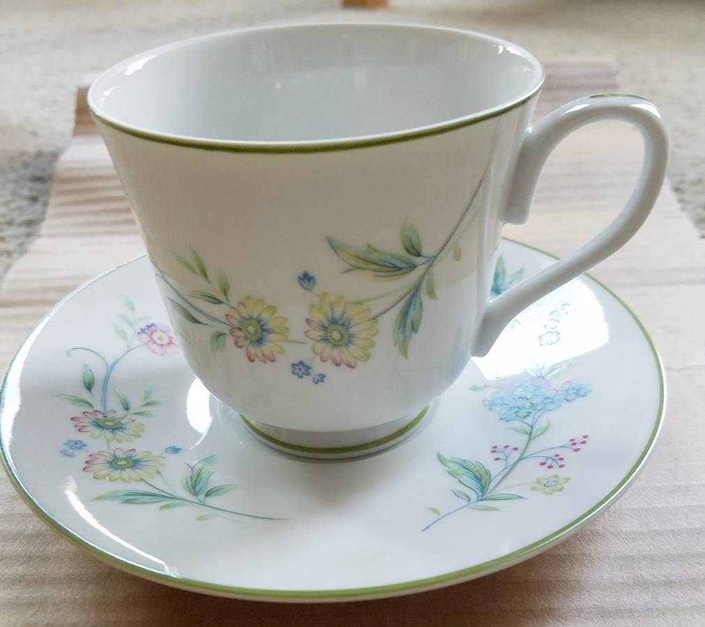 Sara Footed Cup & Saucer Set by Sango-1