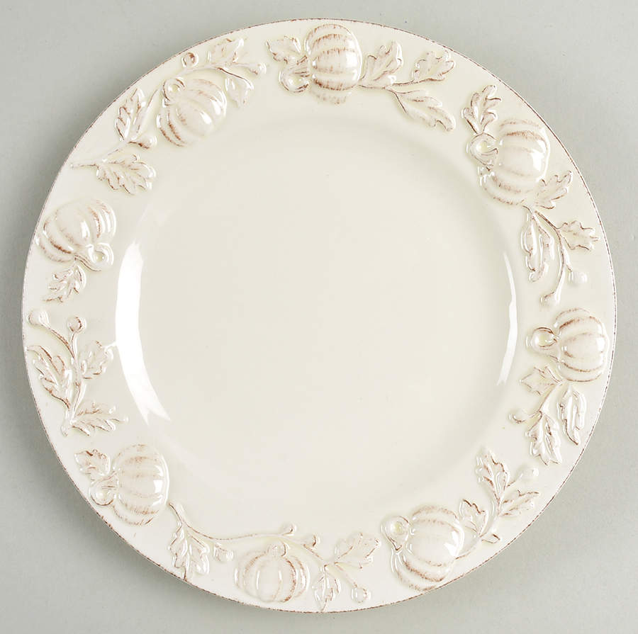 Pumpkin White Salad Plate by Sur La Table-1