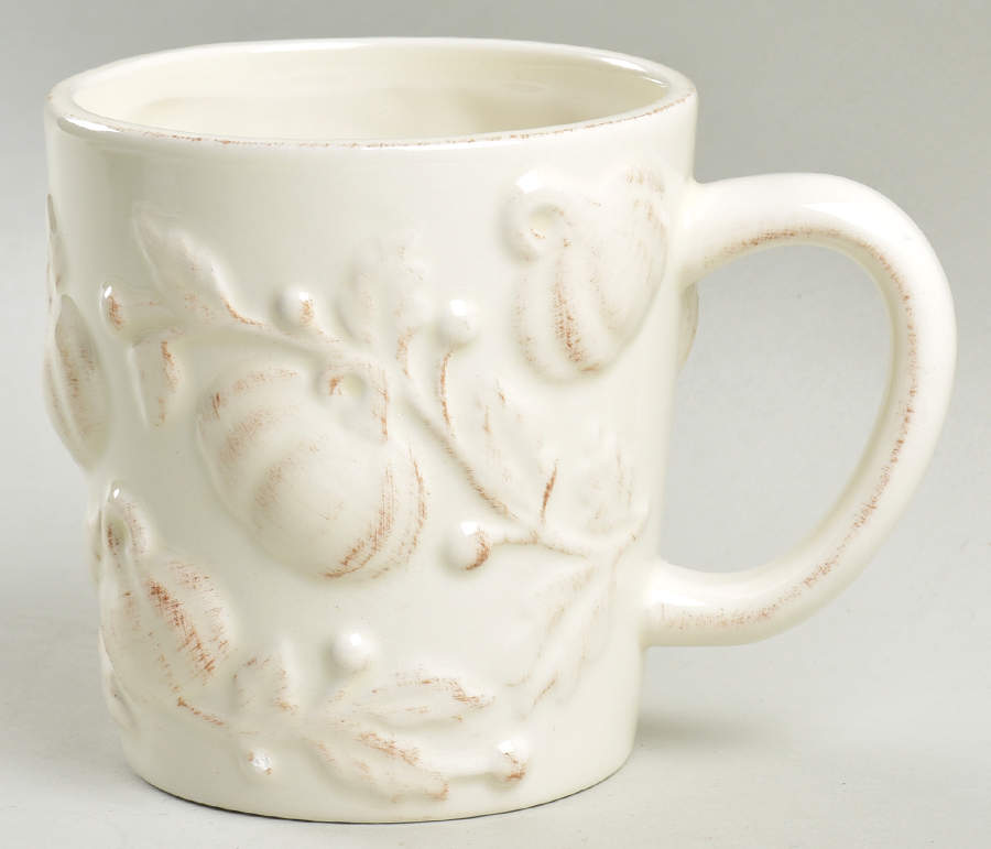 Pumpkin White Mug by Sur La Table-1