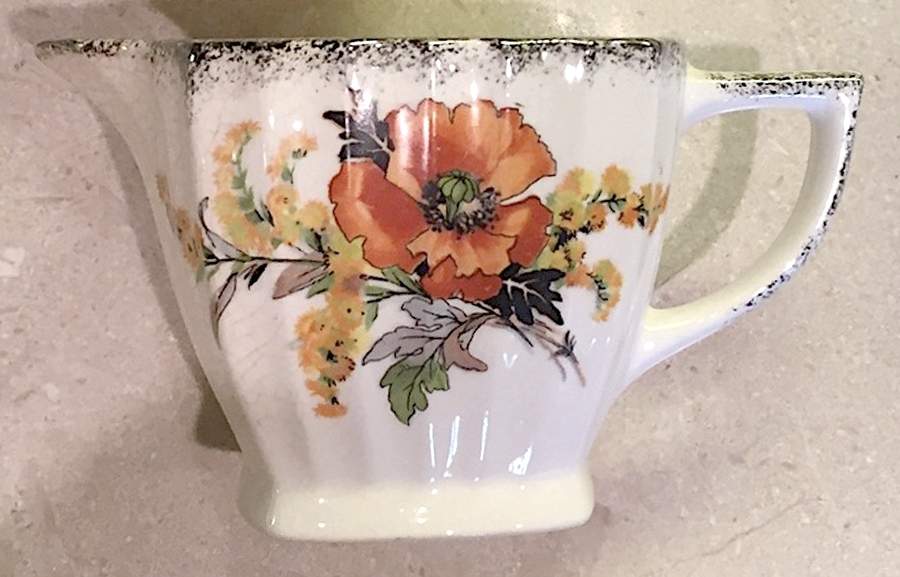 Goldenrod Creamer by Sebring Pottery-1