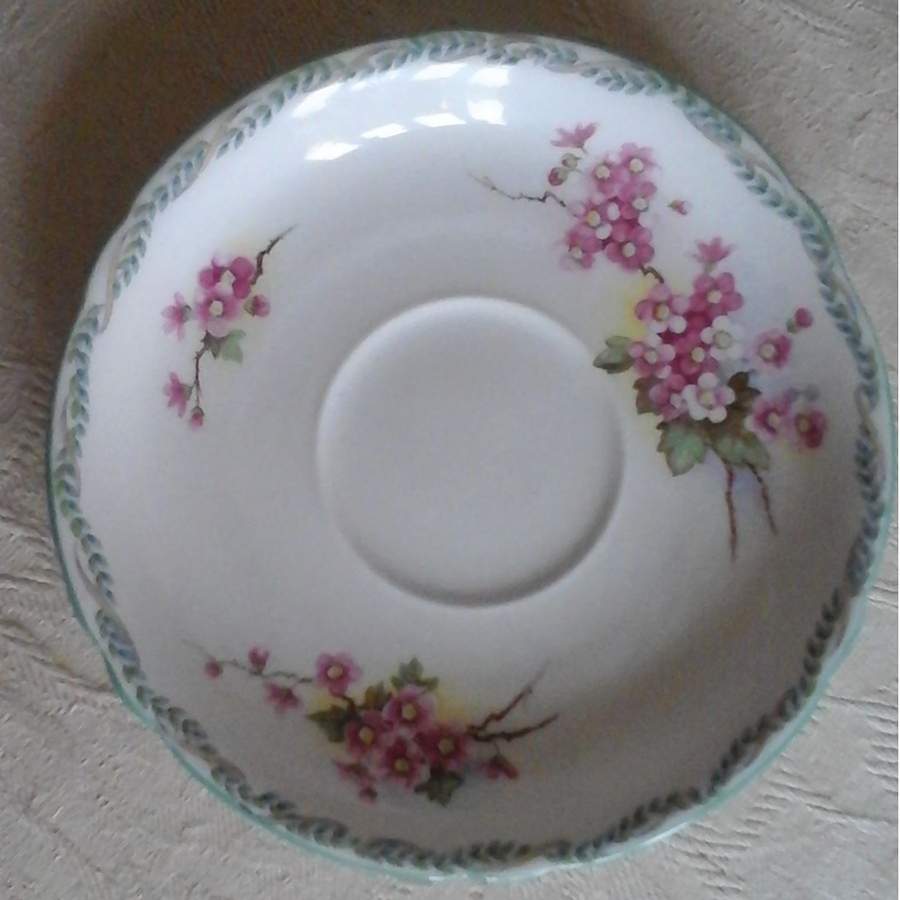 Blossom (Henley Shape) Saucer by Shelley-1