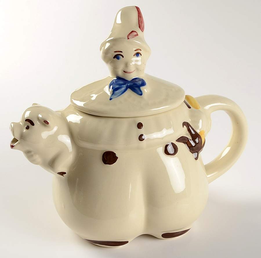Tom the Piper's Son Teapot & Lid by Shawnee-1