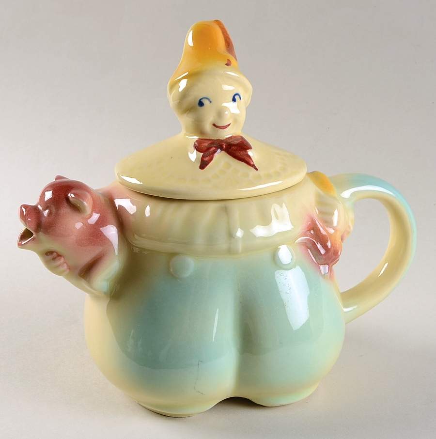 Tom the Piper's Son Teapot & Lid by Shawnee-1
