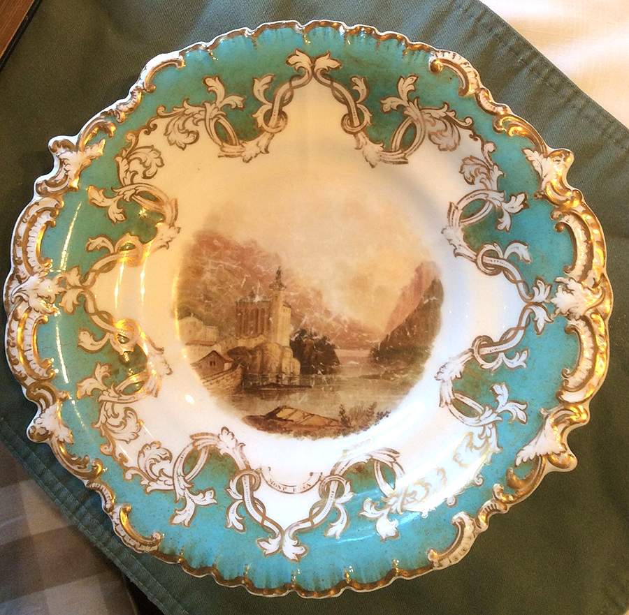 7270 Large Footed Sandwich Plate by Spode-1