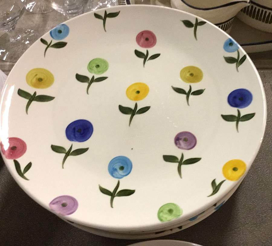 Posies Dinner Plate by Stangl-1