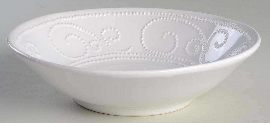 SWZ1 White 9" Individual Pasta Bowl by Sweet Ceramics (La Ceramica d'Italia)-1