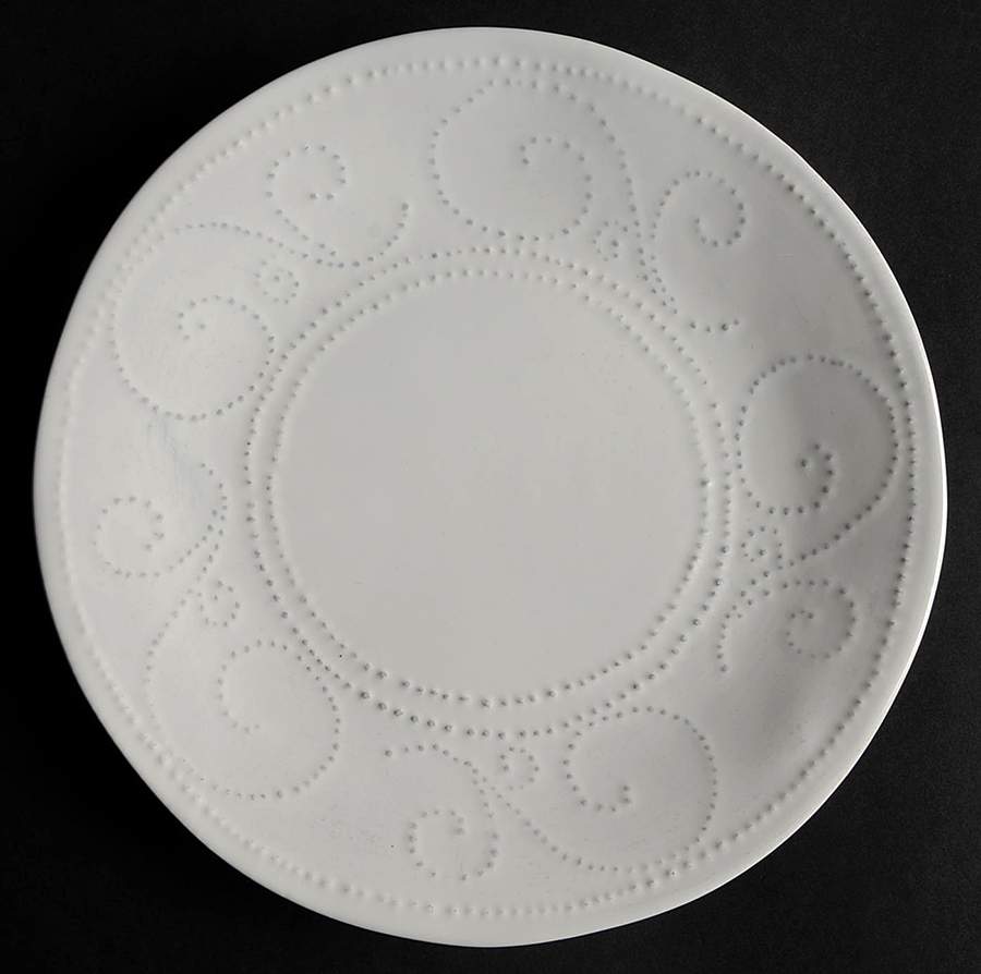 SWZ1 White Salad Plate by Sweet Ceramics (La Ceramica d'Italia)-1