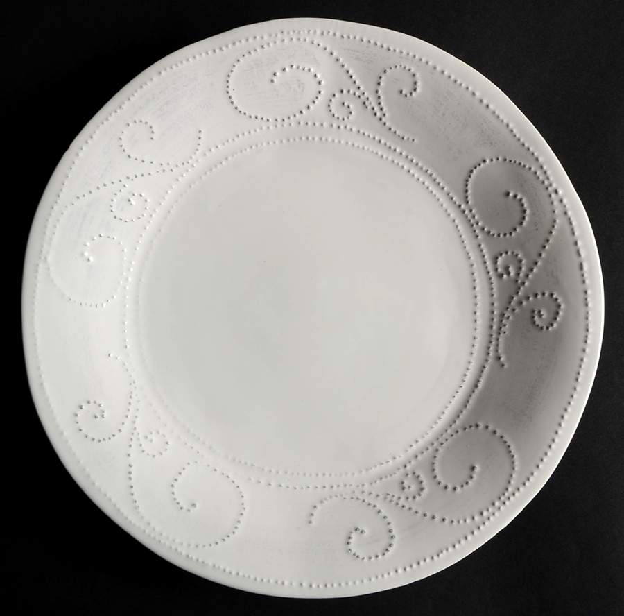 SWZ1 White Dinner Plate by Sweet Ceramics (La Ceramica d'Italia)-1