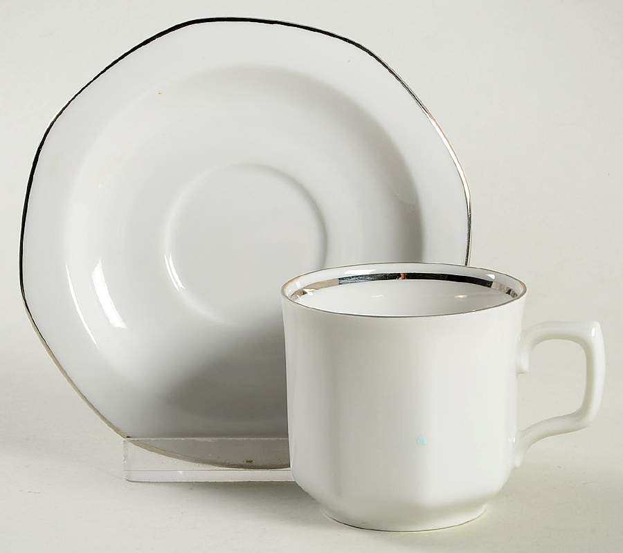 SLT526 Flat Demitasse Cup & Saucer Set by Seltmann-1