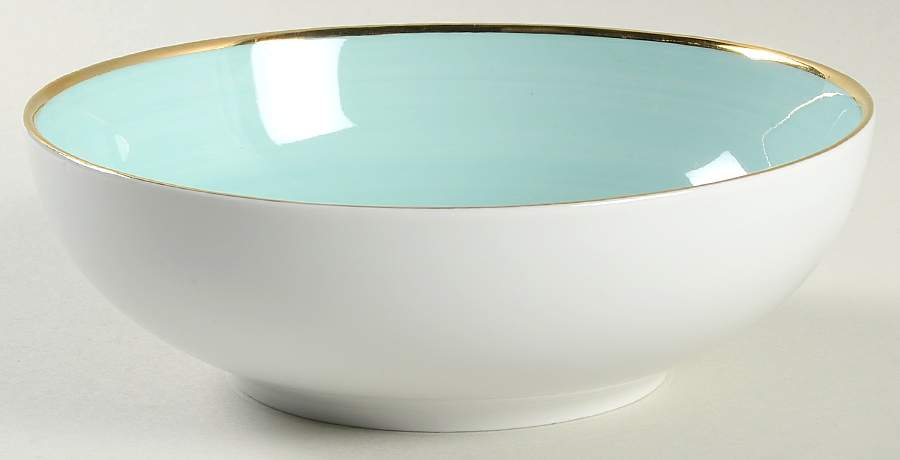 SPZ30 Mint Green Soup/Cereal Bowl by Spal Porcelanas-1