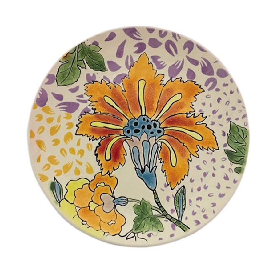 Mckenzie Floral Salad Plate by Spectrum-1