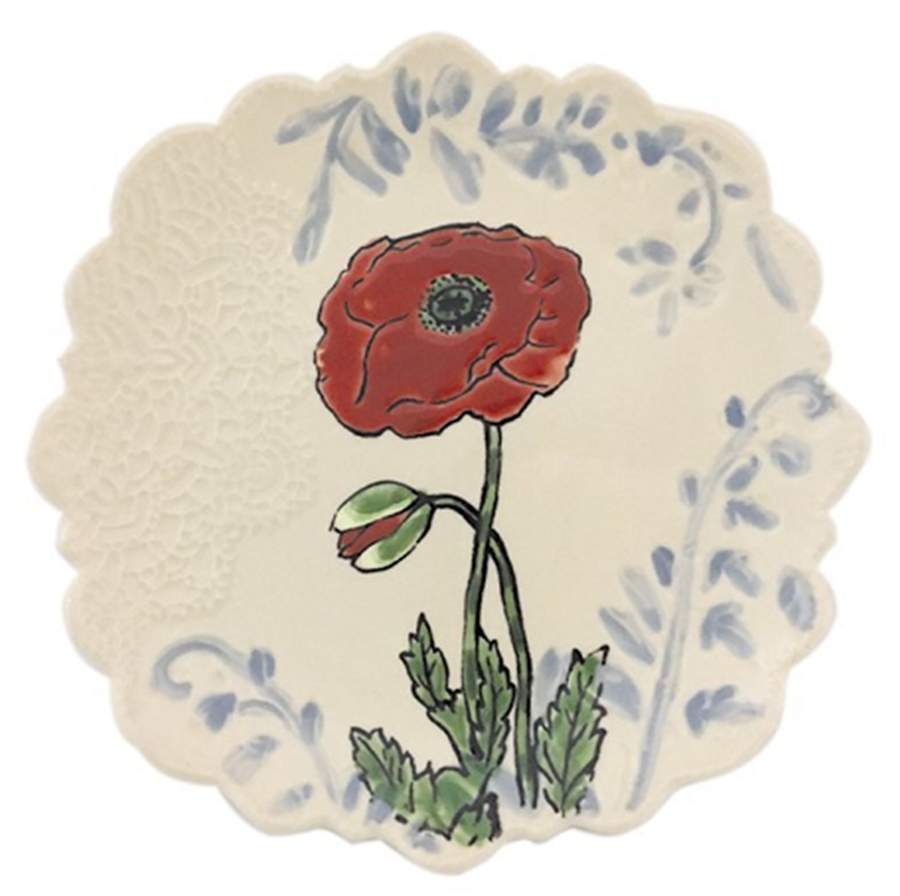 Emma's Garden Salad Plate by Spectrum-1
