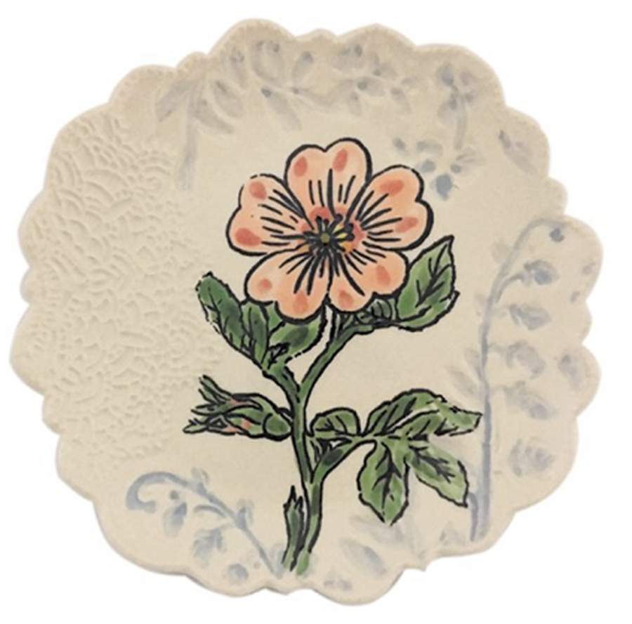 Emma's Garden Salad Plate by Spectrum-1