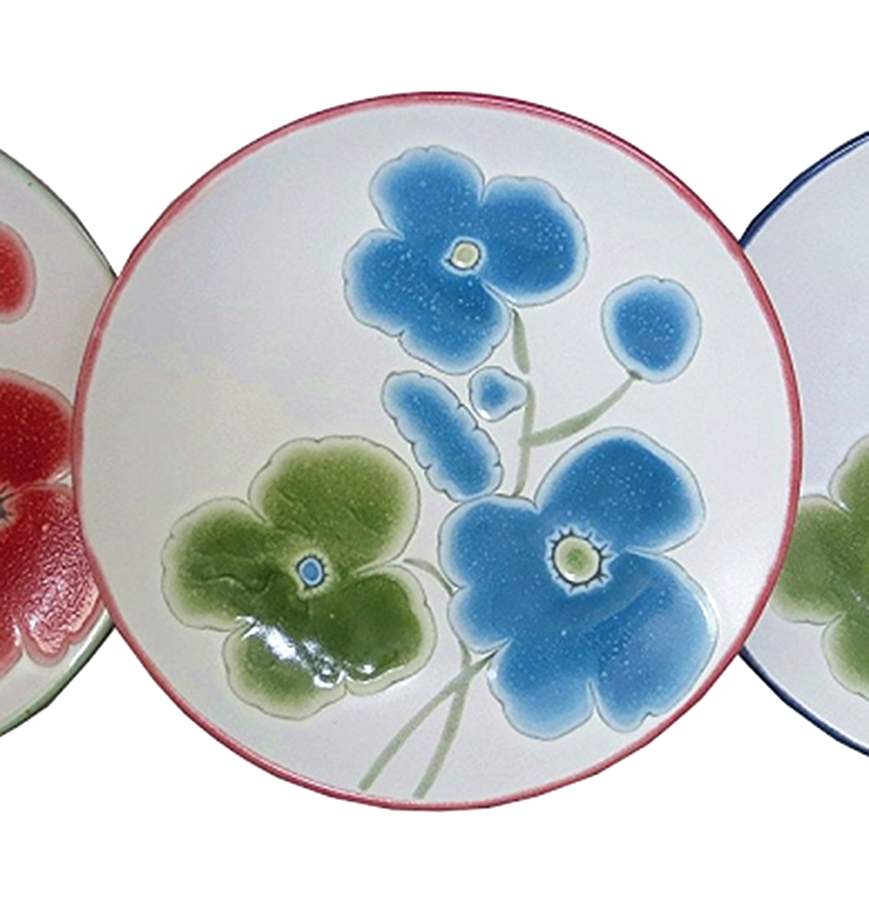 Pia Floral Appetizer Plate by Spectrum-1