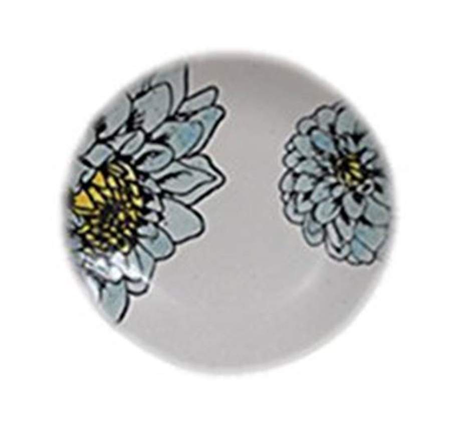 Peonies Gilly Flower Appetizer Plate by Spectrum-1