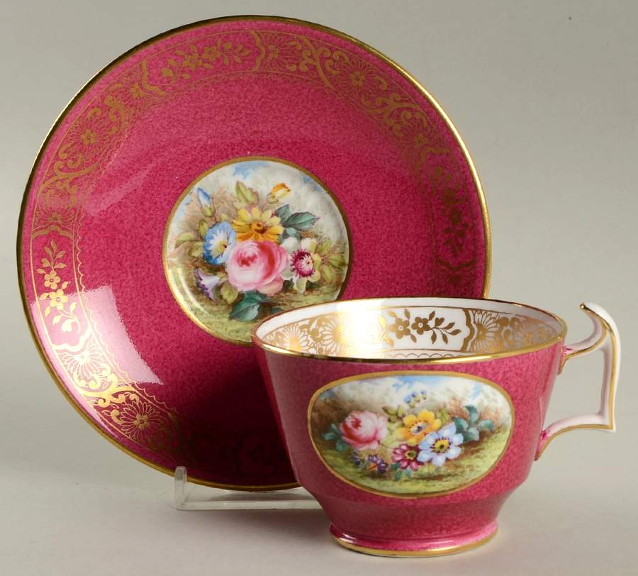 R9265 Footed Cup & Saucer Set by Tiffany-1