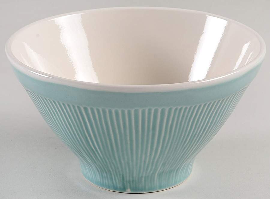 Chromatic Aqua Soup/Cereal Bowl by Sango-1
