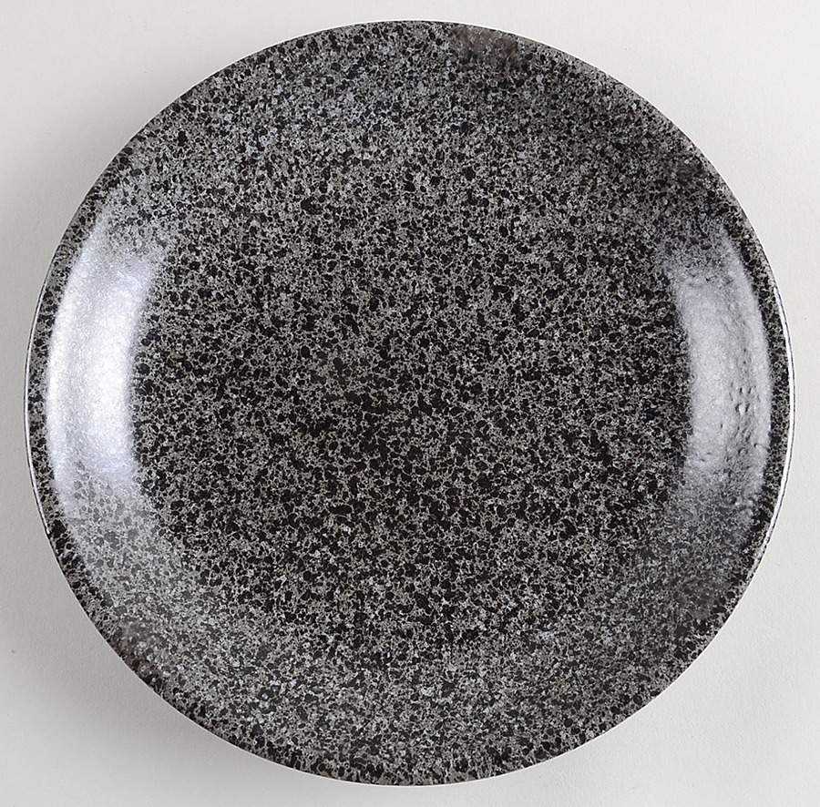 Olympus Black Salad Plate by Sango-1