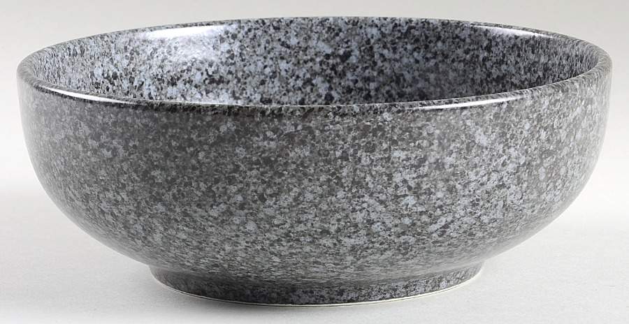 Olympus Black Soup/Cereal Bowl by Sango-1