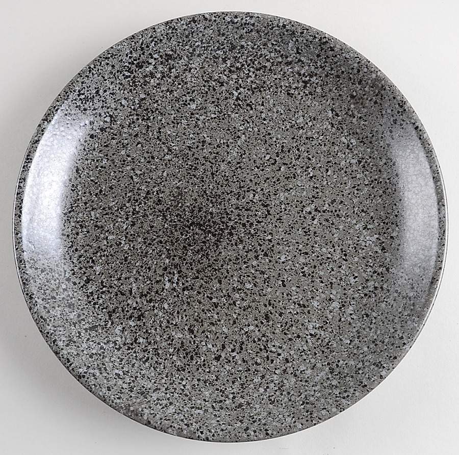 Olympus Black Dinner Plate by Sango-1