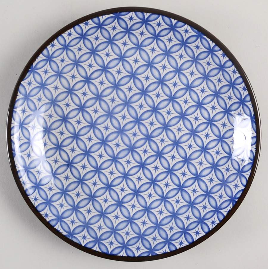 Crystal Blue Salad Plate by Sango-1