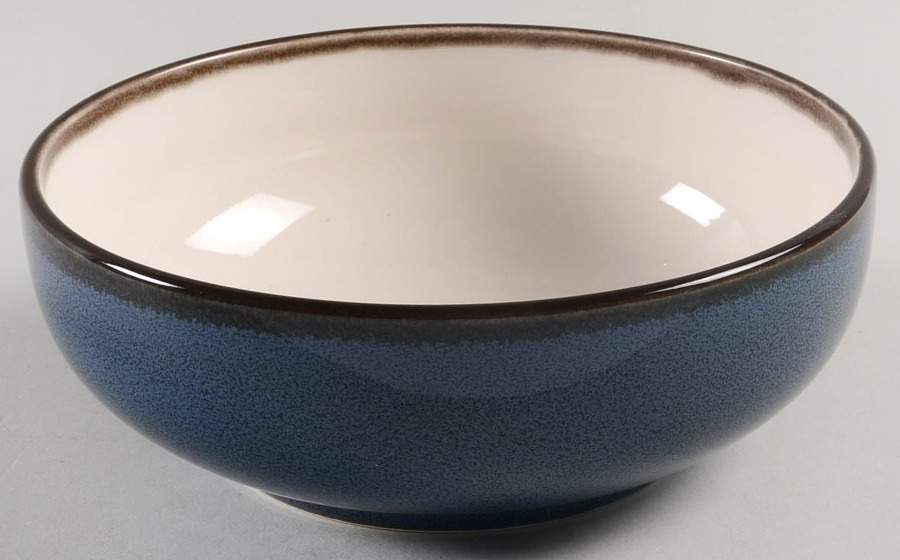 Crystal Blue Soup/Cereal Bowl by Sango-1