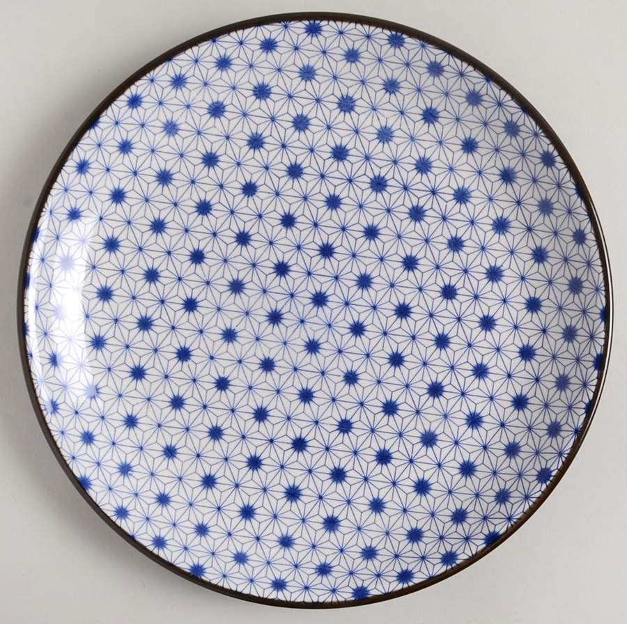 Celestial Blue Dinner Plate by Sango-1
