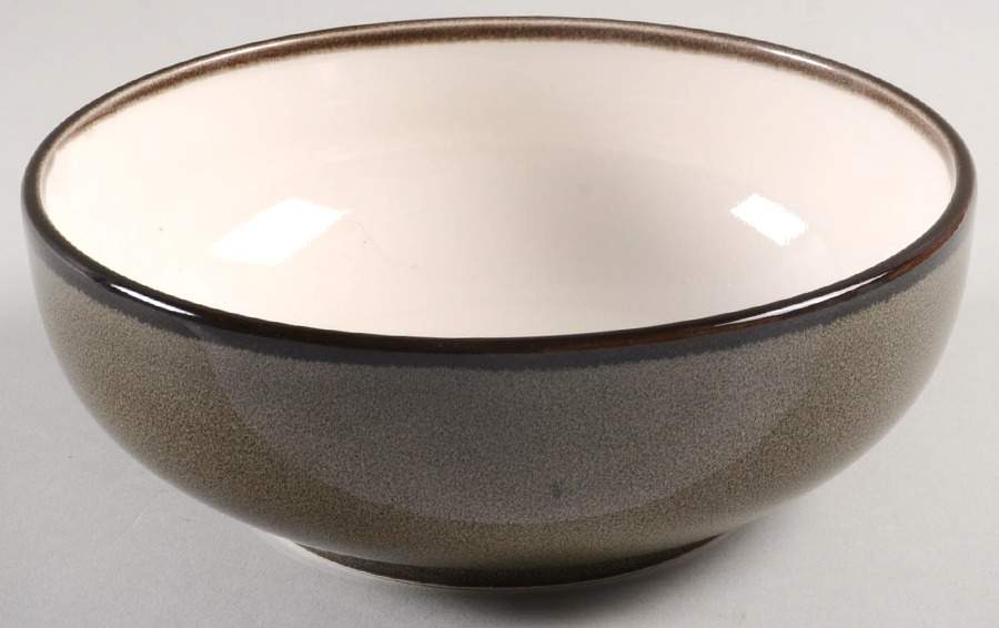 Celestial Gray Soup/Cereal Bowl by Sango-1