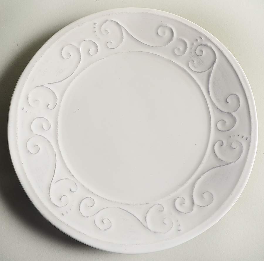 SWZ10 White Salad Plate by Sweet Ceramics (La Ceramica d'Italia)-1