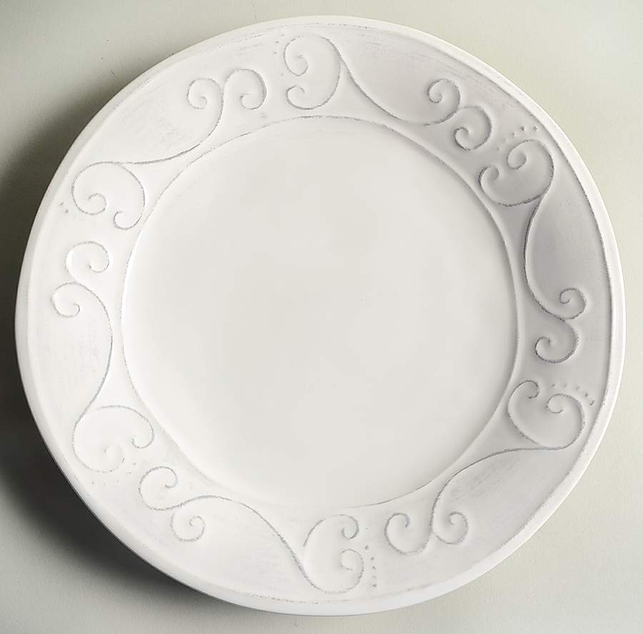 SWZ10 White Dinner Plate by Sweet Ceramics (La Ceramica d'Italia)-1