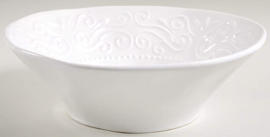 SWZ13 White 10" Round Serving Bowl by Sweet Ceramics (La Ceramica d'Italia)-1