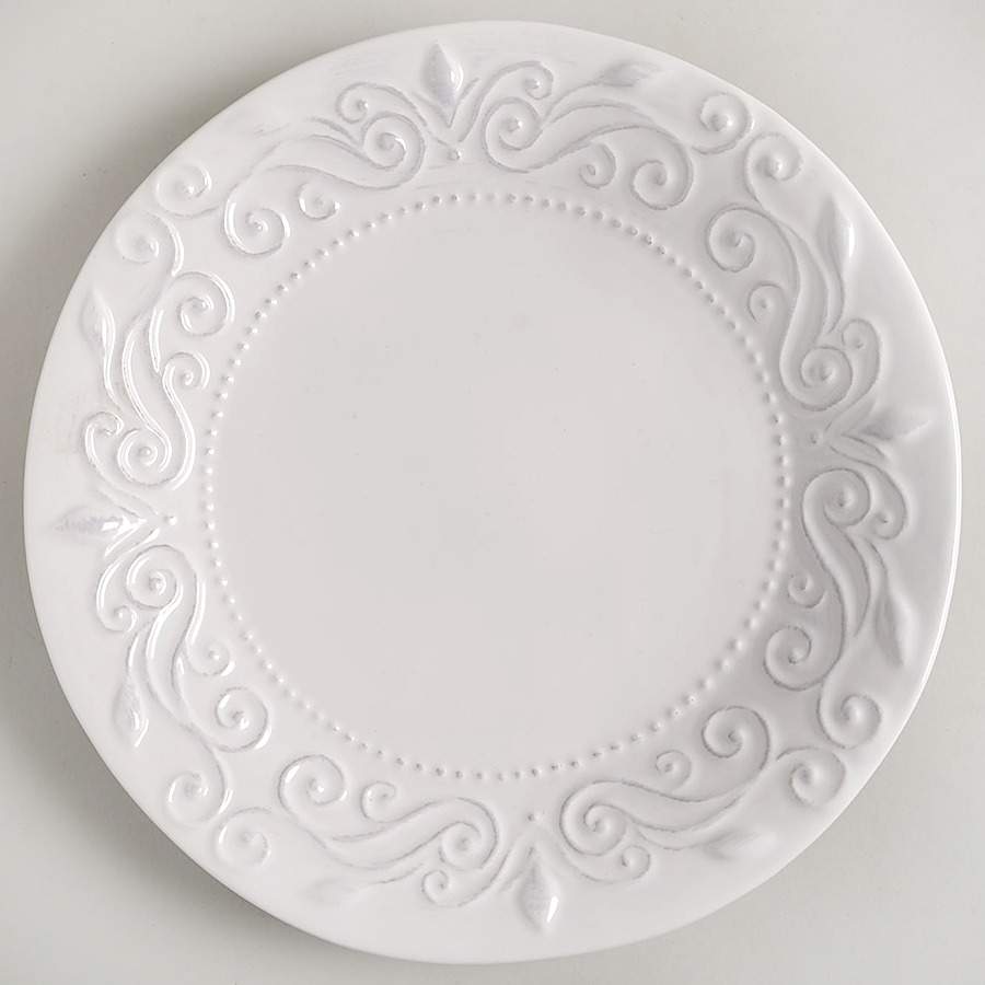 SWZ13 White Dinner Plate by Sweet Ceramics (La Ceramica d'Italia)-1