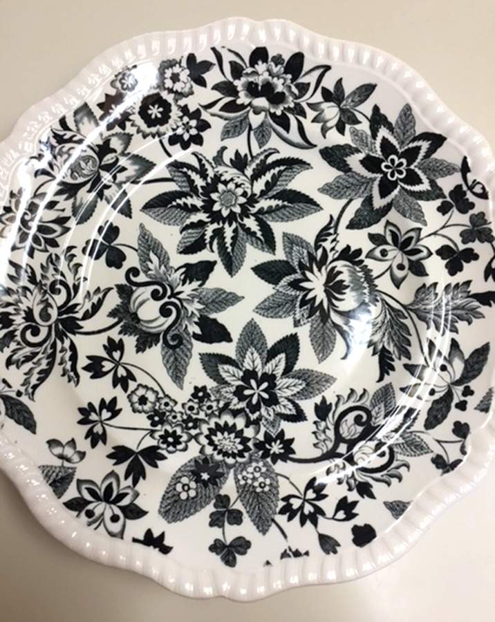 SP207 Black Dinner Plate by Spode-1