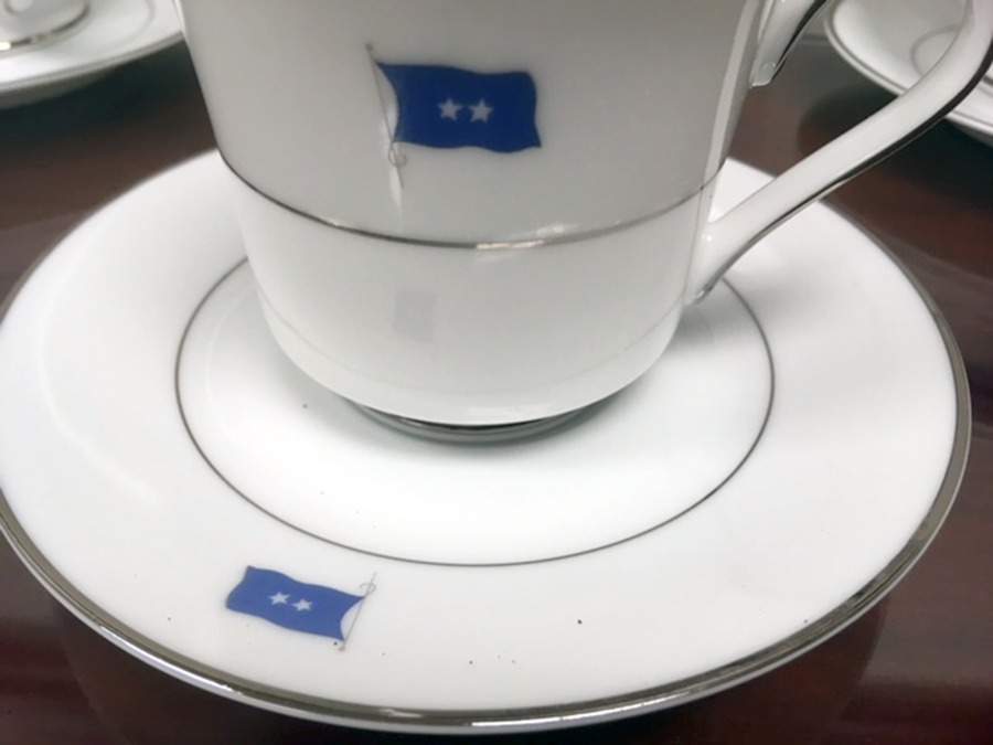 SEI21 Footed Cup & Saucer Set by Seizan-1
