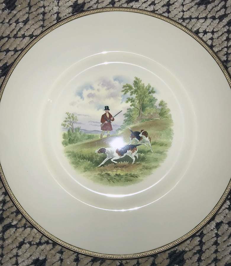 Hunting Scenes Dinner Plate by Spode-1