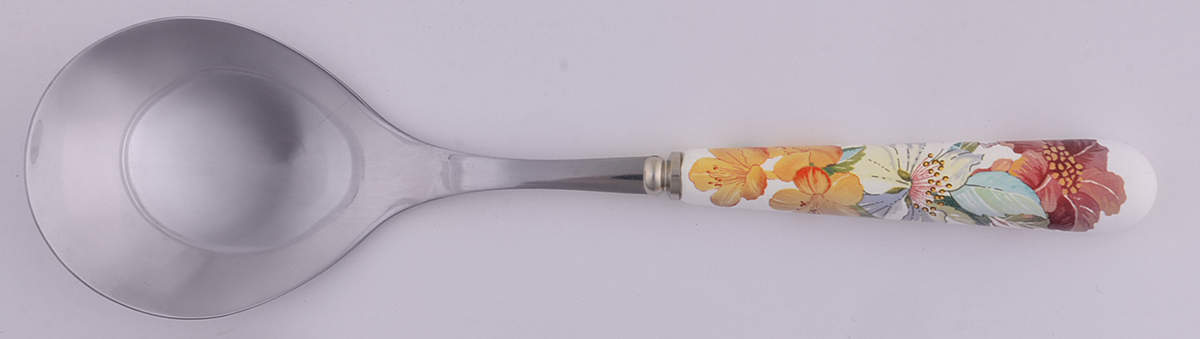 Maui Salad Serving Spoon with Stainless Bowl by Spode-1