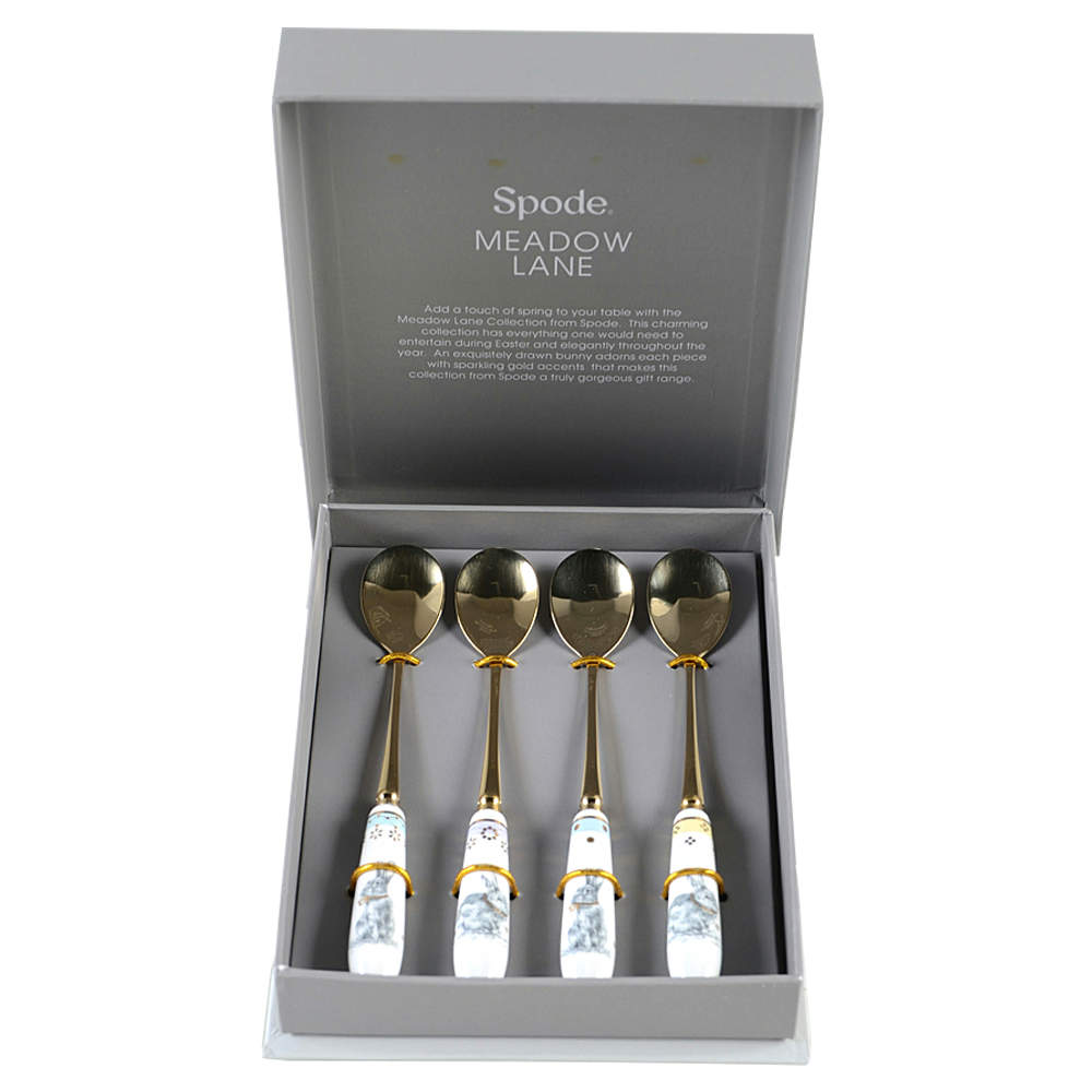 Meadow Lane Teaspoon - Set of 4 Motifs by Spode-1