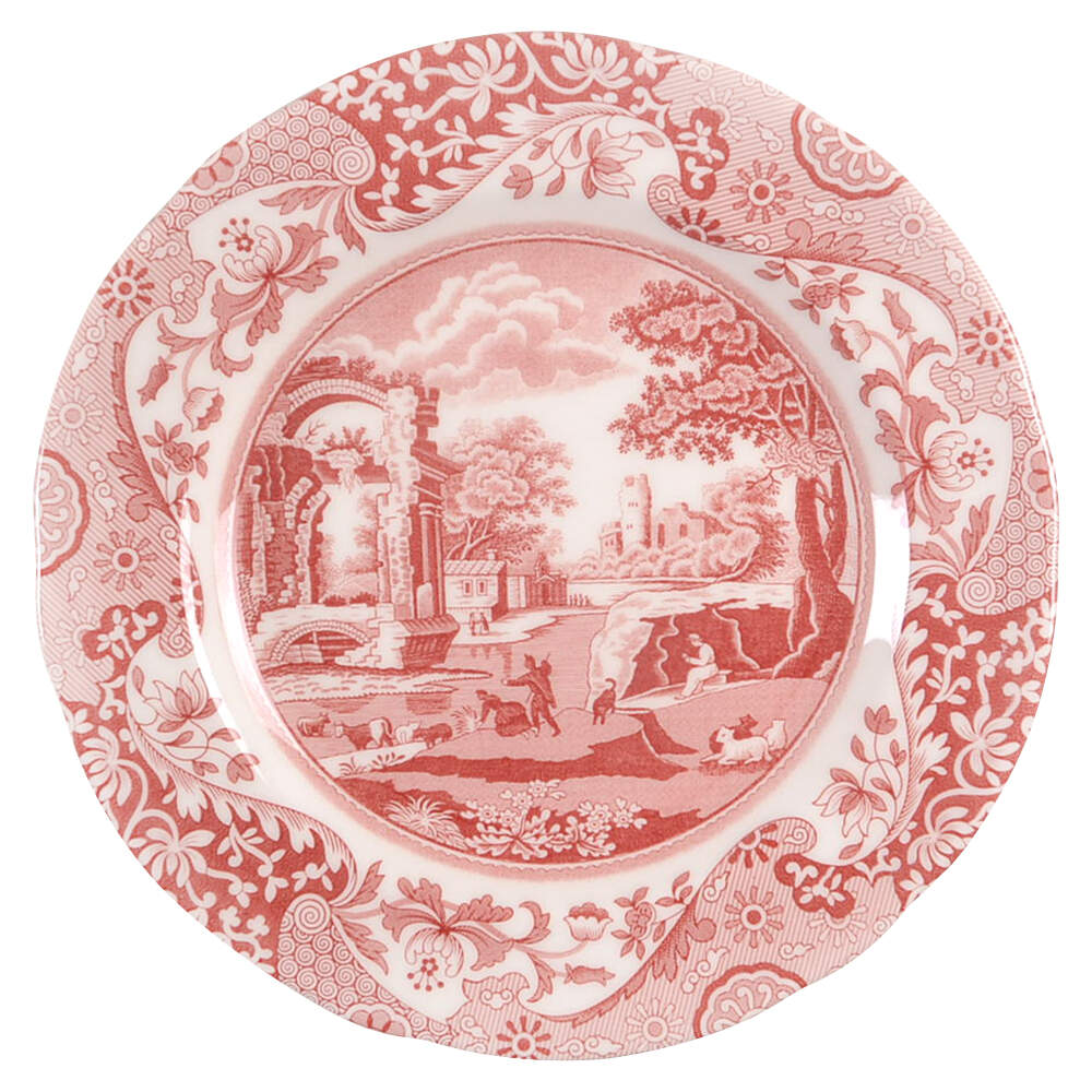 Cranberry Italian Salad Plate by Spode-1